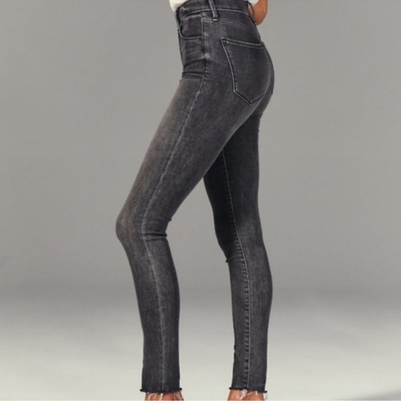 Abercrombie High Rise Super Skinny Gray Black Jean 8R /29 - Picture 2 of 10